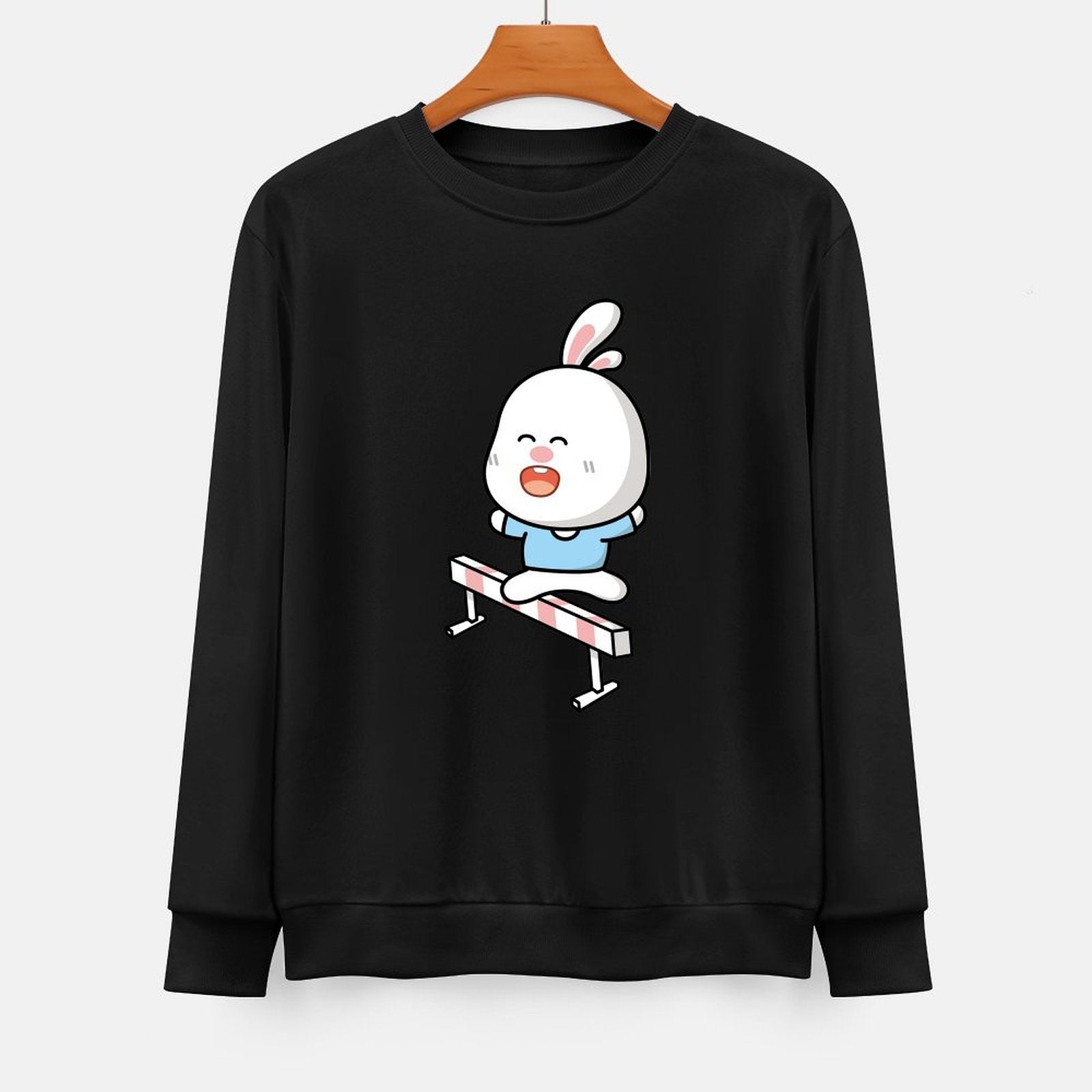 Front Patterned Long Sleeve TopEverydayFit Reliable